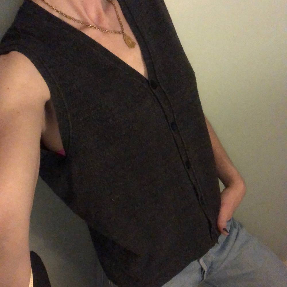 Geoffrey Beene Super Soft Button-Up Vest - image 2